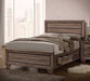 Kauffman California King Panel Bed Washed Taupe - Furniture Stars (Chicago, IL)
