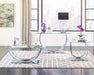 Danville U-shaped End Table Chrome - Furniture Stars (Chicago, IL)