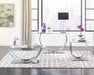 Danville U-shaped Sofa Table Chrome - Furniture Stars (Chicago, IL)