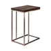 Pedro Expandable Top Accent Table Chestnut and Chrome - Furniture Stars (Chicago, IL)
