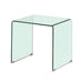 Ripley Square End Table Clear - Furniture Stars (Chicago, IL)