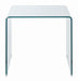 Ripley Square End Table Clear - Furniture Stars (Chicago, IL)