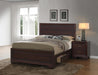 Kauffman California King Panel Bed Dark Cocoa - Furniture Stars (Chicago, IL)