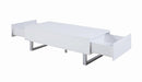 Atchison 2-drawer Coffee Table High Glossy White - Furniture Stars (Chicago, IL)
