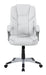 Kaffir Adjustable Height Office Chair White and Silver - Furniture Stars (Chicago, IL)
