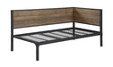 Getler Daybed Weathered Chestnut and Black - Furniture Stars (Chicago, IL)