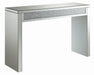 Gillian Rectangular Sofa Table Silver and Clear Mirror - Furniture Stars (Chicago, IL)
