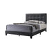 Mapes Tufted Upholstered Queen Bed Charcoal - Furniture Stars (Chicago, IL)