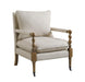 Dempsy Upholstered Accent Chair with Casters Beige - Furniture Stars (Chicago, IL)