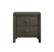Serenity 2-drawer Nightstand Mod Grey - Furniture Stars (Chicago, IL)