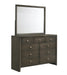 Serenity Rectangular Dresser Mirror Mod Grey - Furniture Stars (Chicago, IL)