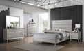 Ramon Queen Panel Bed Metallic Sterling - Furniture Stars (Chicago, IL)