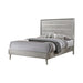 Ramon Queen Panel Bed Metallic Sterling - Furniture Stars (Chicago, IL)