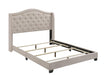 Sonoma Camel Back Queen Bed Beige - Furniture Stars (Chicago, IL)
