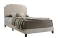 Tamarac Upholstered Nailhead Eastern King Bed Beige - Furniture Stars (Chicago, IL)