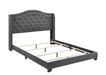 Tamarac Upholstered Nailhead Queen Bed Grey - Furniture Stars (Chicago, IL)