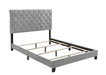 Warner Queen Upholstered Bed Grey - Furniture Stars (Chicago, IL)