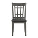 Lavon Padded Dining Side Chairs Medium Grey and Black (Set of 2) - Furniture Stars (Chicago, IL)