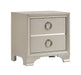 Salford 2-drawer Nightstand Metallic Sterling - Furniture Stars (Chicago, IL)