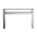 Edna 1-shelf Console Table Silver - Furniture Stars (Chicago, IL)