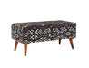 Cababi Upholstered Storage Bench Black and White - Furniture Stars (Chicago, IL)