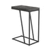 Sergio Chevron Rectangular Accent Table Rustic Grey - Furniture Stars (Chicago, IL)