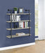 Elmcrest 40-inch Wall Shelf Black and Grey Driftwood - Furniture Stars (Chicago, IL)