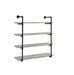 Elmcrest 40-inch Wall Shelf Black and Grey Driftwood - Furniture Stars (Chicago, IL)