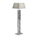 Carmen Geometric Base Floor Lamp Silver - Furniture Stars (Chicago, IL)