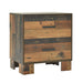Sidney 2-drawer Nightstand Rustic Pine - Furniture Stars (Chicago, IL)