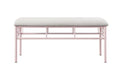 Massi Tufted Upholstered Bench Powder Pink - Furniture Stars (Chicago, IL)