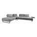 Arden 2-piece Adjustable Back Sectional Taupe - Furniture Stars (Chicago, IL)
