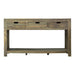 Esther 3-drawer Storage Console Table Natural Sheesham - Furniture Stars (Chicago, IL)