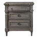 Alderwood 3-drawer Nightstand French Grey - Furniture Stars (Chicago, IL)
