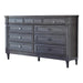 Alderwood 9-drawer Dresser French Grey - Furniture Stars (Chicago, IL)