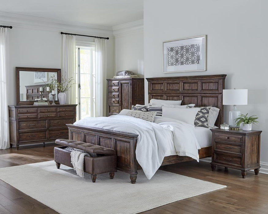 Avenue Rectangle Dresser Mirror Weathered Burnished Brown - Furniture Stars (Chicago, IL)