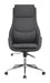 Cruz Upholstered Office Chair with Padded Seat Grey and Chrome - Furniture Stars (Chicago, IL)