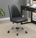 Althea Upholstered Tufted Back Office Chair Grey and Chrome - Furniture Stars (Chicago, IL)