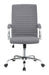 Abisko Upholstered Office Chair with Casters Grey and Chrome - Furniture Stars (Chicago, IL)
