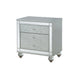 Gunnison 2-drawer Nightstand Silver Metallic - Furniture Stars (Chicago, IL)