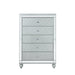 Gunnison 5-drawer Chest Silver Metallic - Furniture Stars (Chicago, IL)