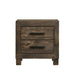 Woodmont 2-drawer Nightstand Rustic Golden Brown - Furniture Stars (Chicago, IL)