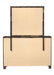 Woodmont Rectangle Dresser Mirror Rustic Golden Brown - Furniture Stars (Chicago, IL)
