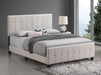 Fairfield Queen Upholstered Panel Bed Beige - Furniture Stars (Chicago, IL)