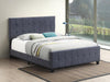 Fairfield Eastern King Upholstered Panel Bed Dark Grey - Furniture Stars (Chicago, IL)