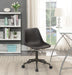 Carnell Adjustable Height Office Chair with Casters Brown and Rustic Taupe - Furniture Stars (Chicago, IL)