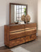 Winslow 6-drawer Dresser Smokey Walnut and Coffee Bean - Furniture Stars (Chicago, IL)