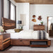 Winslow Storage Eastern King Bed Smokey Walnut and Coffee Bean - Furniture Stars (Chicago, IL)