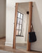 Winslow Standing Mirror Smokey Walnut and Coffee Bean - Furniture Stars (Chicago, IL)
