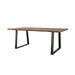 Ditman Live Edge Dining Table Grey Sheesham and Black - Furniture Stars (Chicago, IL)